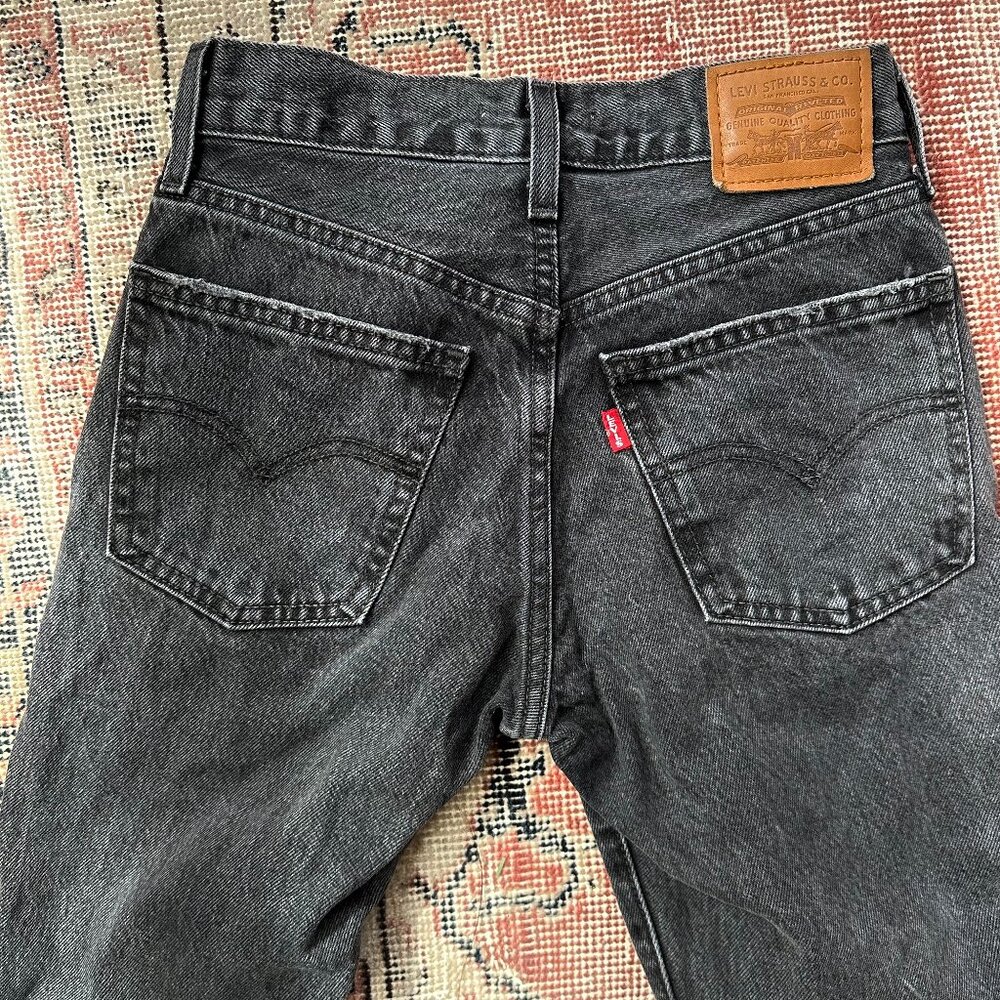 Levi's Middy Bootcut Ankle Black Jeans